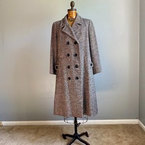 Vintage Tweed Swing Coat